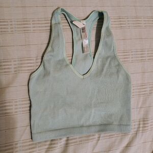 Free People Seafoam Green Sports Bra